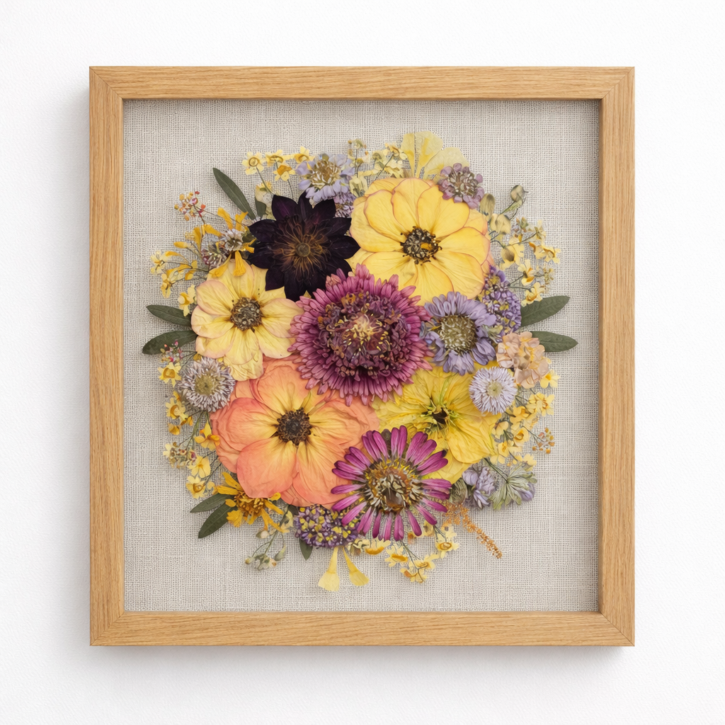 Brautstrauß Konservierung / Brautstrauß konservieren / Brautstrauß aufbewahren / Brautstrauß einrahmen /  Rahmengröße 40x50 cm 