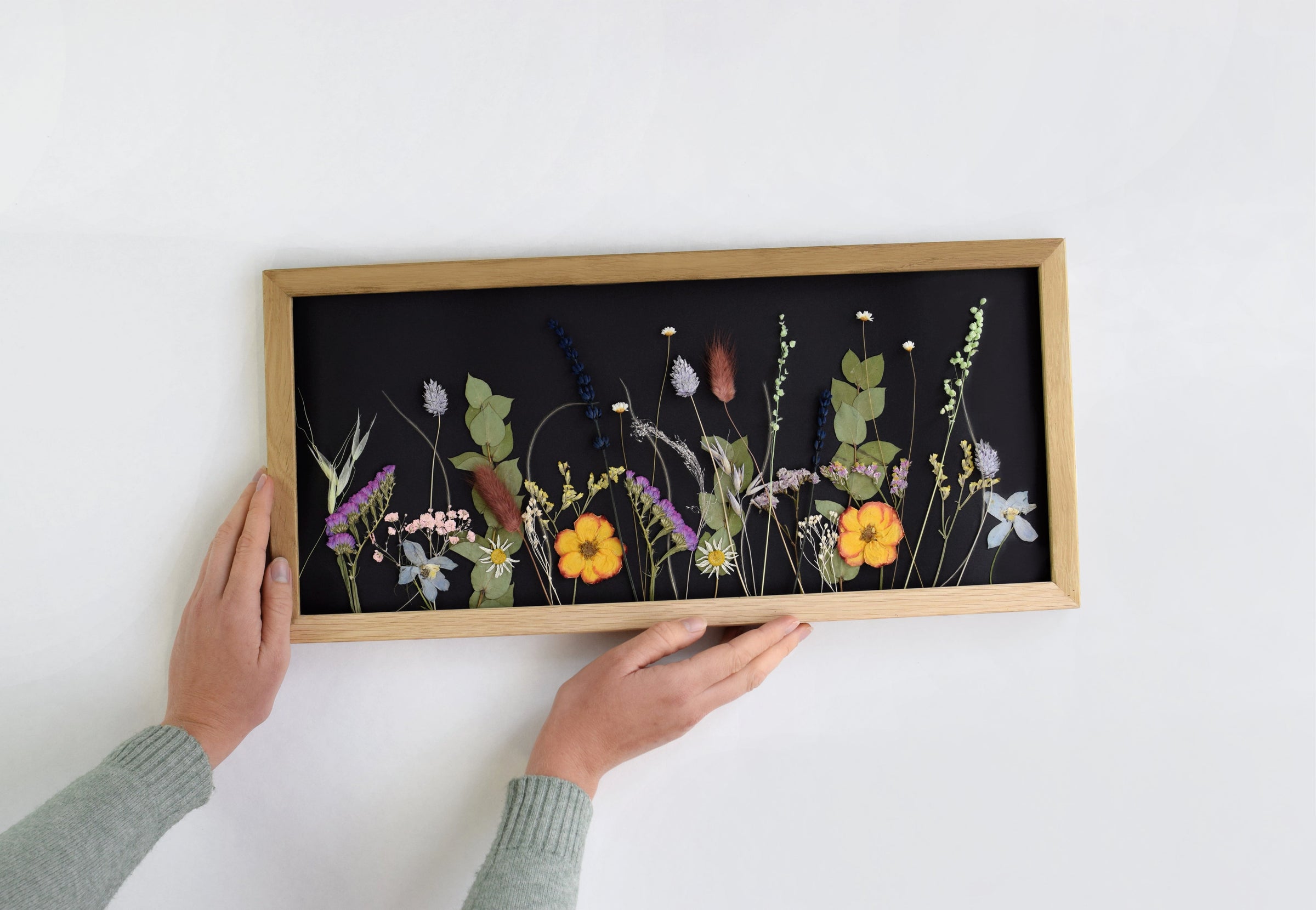 gerahmte Blumen fürs Kinderzimmer