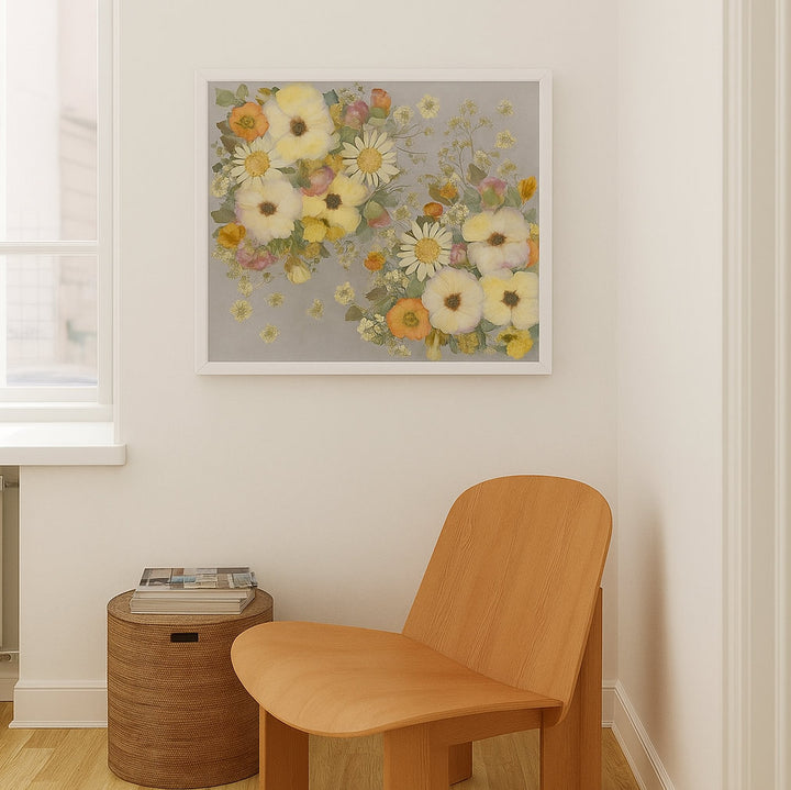 Design Eckblüten 40x50 cm