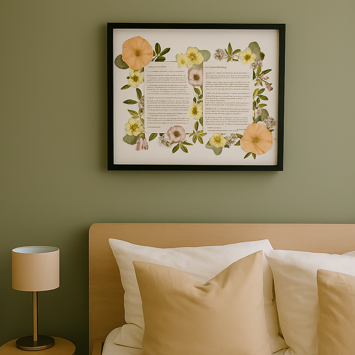 Design Gelübte 40x50 cm