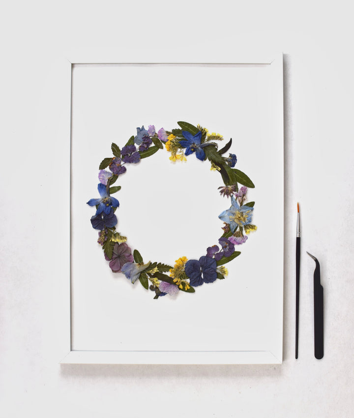 Blüten Kunst Kit - Dein DIY Projekt (Design Kranz)