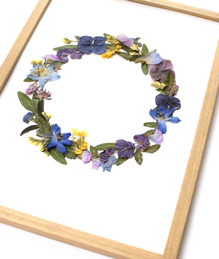 Blüten Kunst Kit - Dein DIY Projekt (Design Kranz)