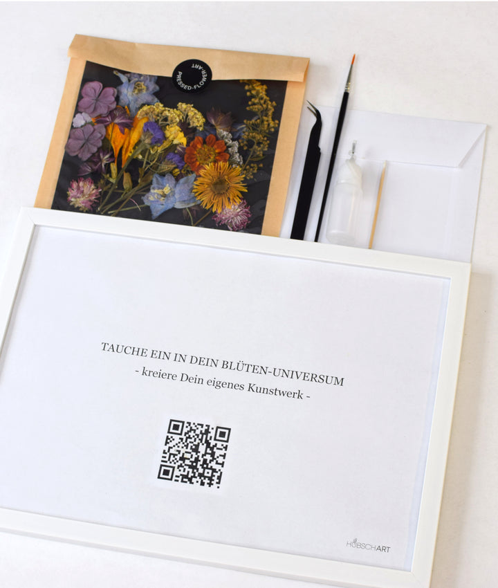 Blüten Kunst Kit - Dein DIY Projekt (Design Flower Meadow)
