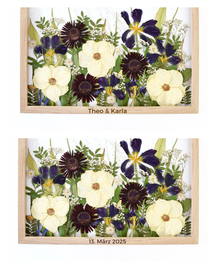 Brautstraußkonservierung A3 Design/ Flower Bouquet- Brautstrauß